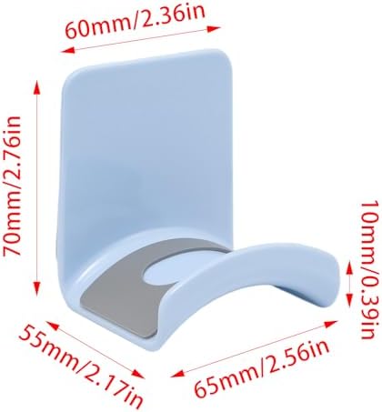 Blue Headphone Stand Hanger, Table Wall Mount Headset Holder Hook - Image 2