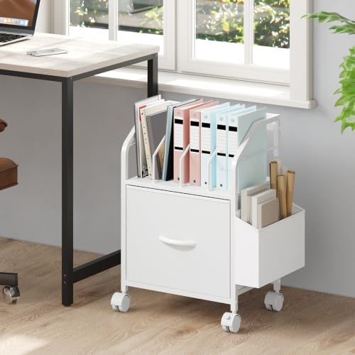 MAHANCRIS Small File Cabinet, Rolling Filing Cabinet for Under Desk - Image 2