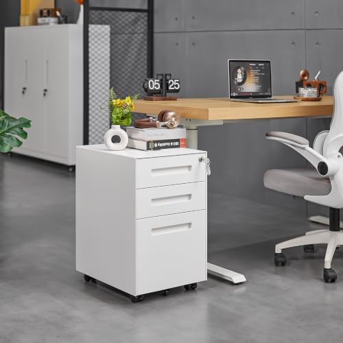 Fully Assembled Home Office Filing Cabinet with Lock - Image 2
