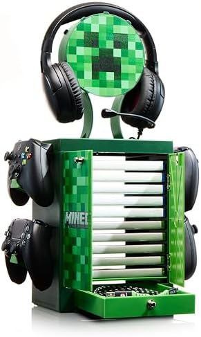 Numskull Minecraft Gaming Accessory Locker & Storage Stand - Image 6