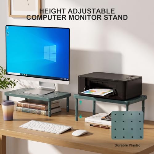 WALI Computer Monitor Stand for Desk, Adjustable Laptop Riser, up to 44 lbs - Image 2