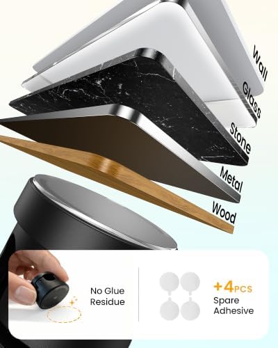 Silkland 6 Pack Snap-Lock Cable Clips, Rotatable Cord Holder for Nightstand - Image 5