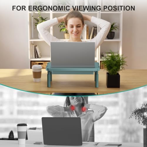 WALI 3 Height Adjustable Computer Monitor Stand with Storage, up to 44 lbs - Image 5