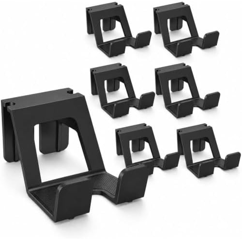 7 Pcs Headphone and Controller Holder, Versatile Wall Mount by HOME