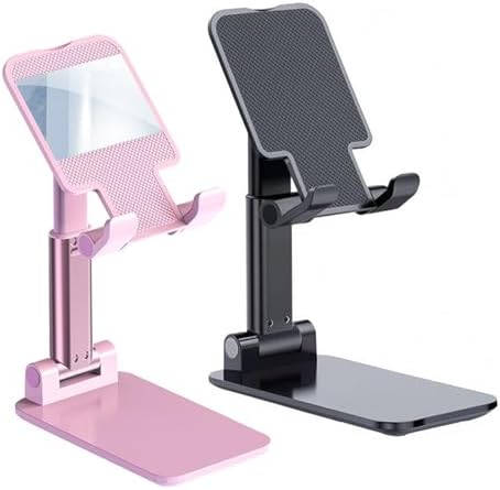 2 Pcs Cell Phone Stand for Desk Adjustable & Foldable Phone Holder by Meetuo