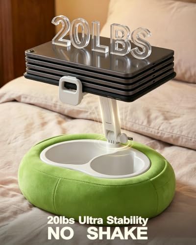 Miledi Tablet Pillow Stand for Bed with 360° Rotating Holder, Green - Image 6