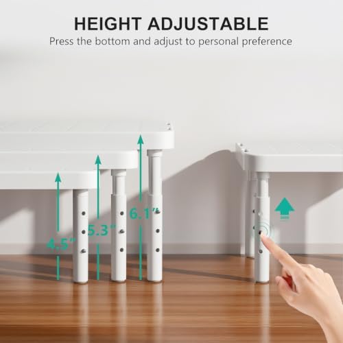 WALI Computer Monitor Stand for Desk, Adjustable Laptop Riser, up to 44 lbs - Image 4