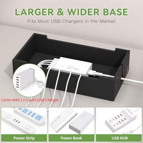 Docking Station for Multi Devices -Natural + Black - Image 7