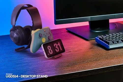 BRAINWAVZ Desktop Game Controller & Headphone Stand Hanger - Stylish, Minimalist Wave Design for PS5, Xbox, Switch, PC & Retro Gamepads (UGDS14) - Image 2