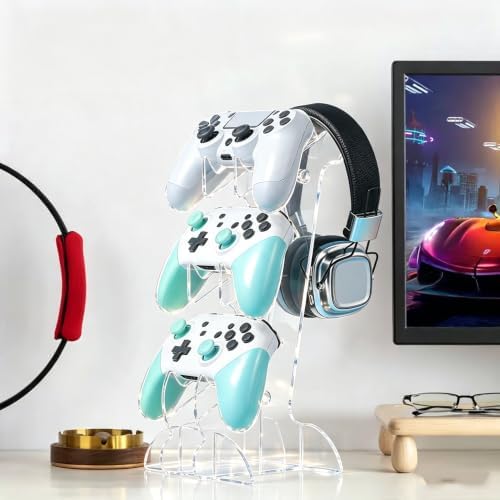 Controller Stand 3 Tiers, Universal Controller Holder Headphone Stand - Image 5