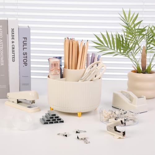 SKYDUE Desk Organizer Set with Rotating Pen Holder for Desk,Office Supplies - Image 7