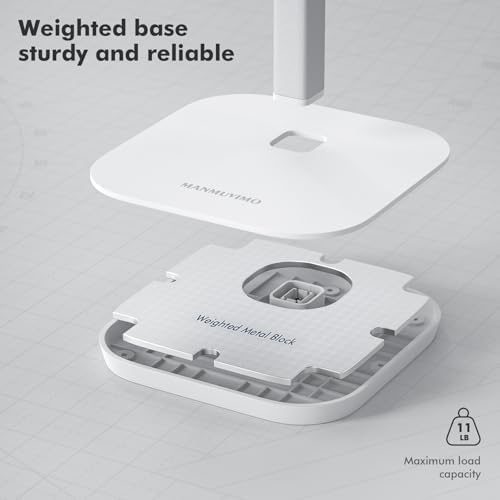 Headphone Stand, Aluminum Desk Headset Earphone Holder (White) - Image 4