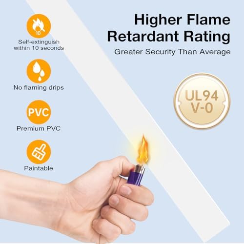 Delamu Cord Hider, 630in Wire Covers for 2-3 Cords on Wall, Premium Cable Hider Cord Covers for Wires on Wall, Cable Management Wire Hiders for TV, Cable Raceway Kit, L15.7X W0.95x H0.55in, White - Image 7
