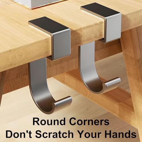 JAKO Headphone Stand, Headset Stand for Desk Aluminum Alloy Headphone Holder Hanger with Fit for Computer Accessories, Study Desk Hook for Xbox/PS4 Gaming Headset, Office, Computer Desk (2 Pcs White) - Image 6