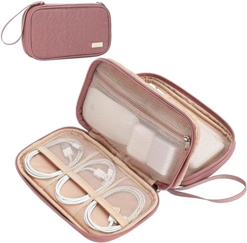 NISHEL Electronics Travel Organizer Cord Case, Charger Cable Tech Bag by NISHEL