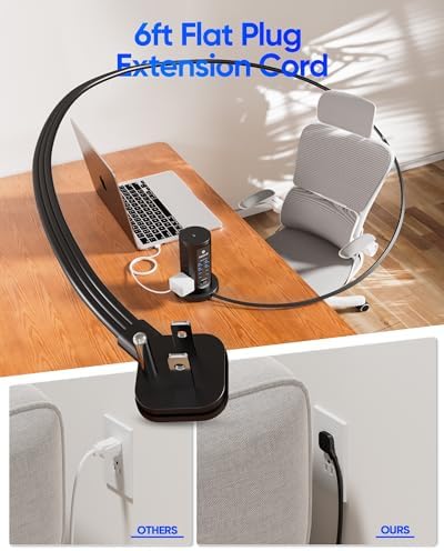 Power Strip Tower, kakyanill Charging Station 9 AC Outlets 8 USB Ports - Image 6