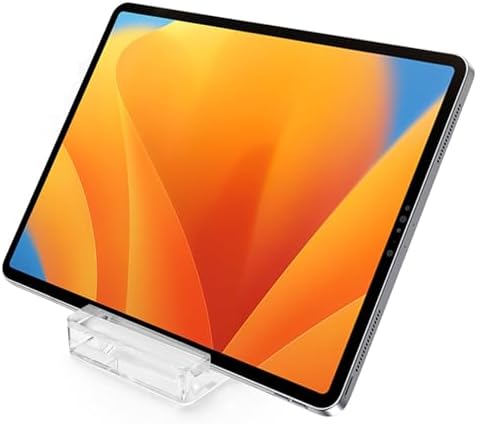Transparent Acrylic Tablet Stand, Portable Phone Holder for Desk Use by Unknown