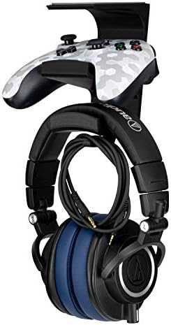 BRAINWAVZ The VULCAN - Under Desk Gamepad Controller & Headphone Hanger Holder Stand - Designed for XBOX ONE, PS4, PS3, PS5, Dualshock, Switch, PC, Steelseries, Steam & More by Brainwavz