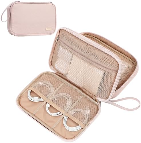 NISHEL Electronics Travel Organizer Cord Case, Charger Cable Tech Bag by NISHEL