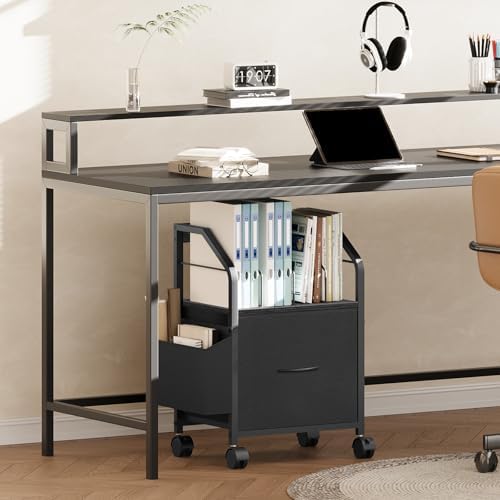 MAHANCRIS Small File Cabinet, Rolling Filing Cabinet for Under Desk - Image 2