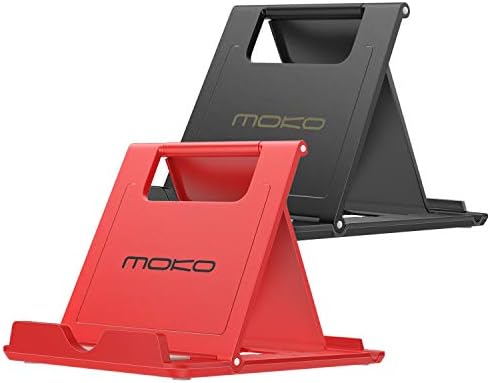 MoKo 2 Pack Cell Phone Stand for Desk, Tablet Stand for 4"-11" Devices by MoKo