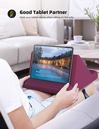 Lamicall Tablet Pillow Stand iPad Bed Soft Holder for Lap 6 Viewing Angles - Image 3