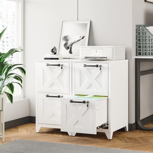 File Cabinet with Lock Vertical Filing Storage Cabinet Office Home Steel for Letter Size File Cabinet Locked,Assembly Required - Image 6