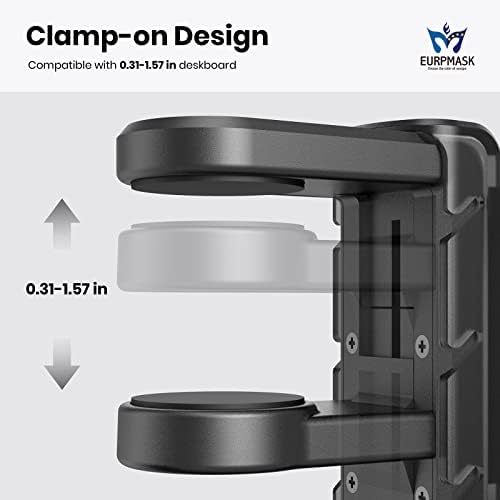 EURPMASK 3-in-1 Rotating Headphone Stand w/2 Detachable Controller Holders - Image 4