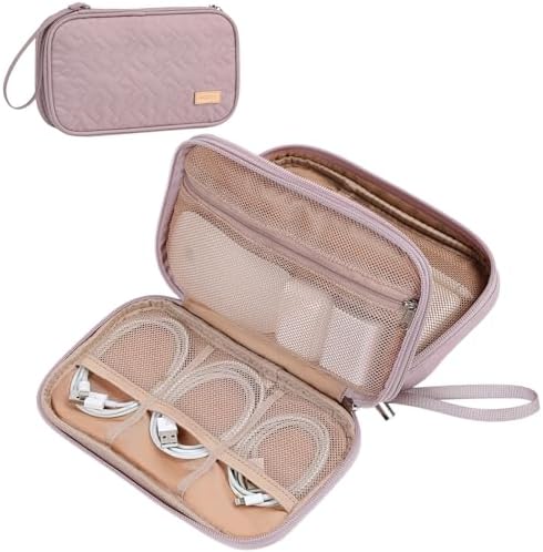 NISHEL Electronics Travel Organizer Cord Case, Charger Cable Tech Bag by NISHEL