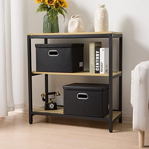 Leather Foldable Storage Boxes with Lids,Closet Storage Bins 24L - Image 3