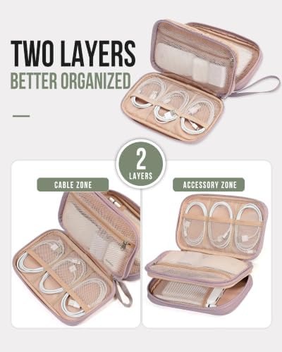 NISHEL Electronics Travel Organizer Cord Case, Charger Cable Tech Bag - Image 2