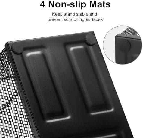 Comix 2 Packs Mesh Pen Holder, Desk Organizer for Home Office, Black - Image 5
