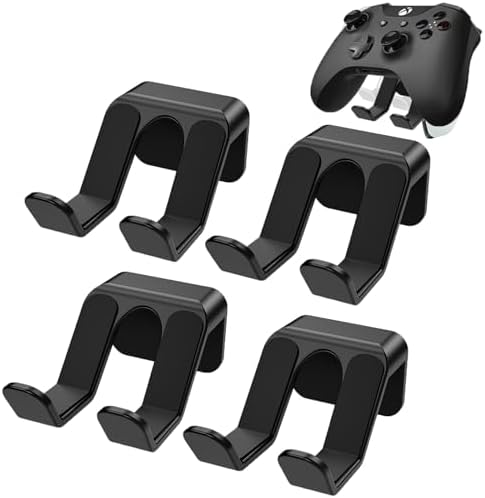 4PCS Controller Holder Wall Mount Headset Holder by Adhesive Screw by SIROLISA