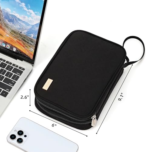 NISHEL Electronics Travel Organizer Cord Case, Charger Cable Tech Bag - Image 6