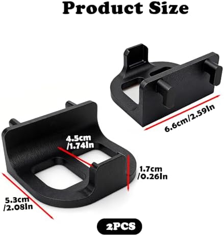 Controller Wall Mount for IKEA Skadis Pegboard, Universal Game Controller Holder Compatible with PS5/ Xbox/Switch/Headphones, Heavy Duty Snap-in Pegboard Mount for Organized Gaming Wall - Image 5