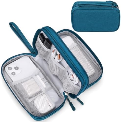 FYY Electronic Organizer, Travel Tech Pouch Bag, Cable Organizer Dark Green by FYY
