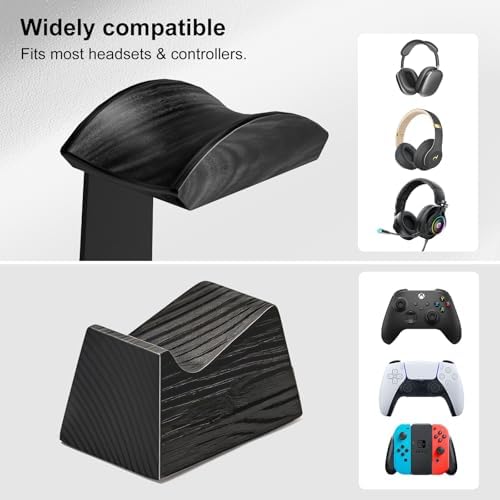 UPERGO Headphone and Headset Stand with Controller Holders Gamer Gifts - Image 4