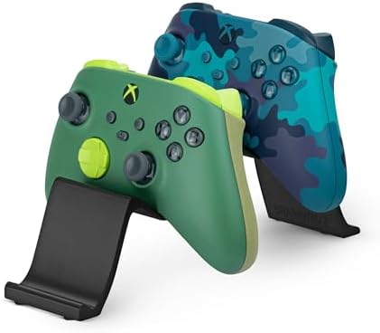Desktop Dual Game Controller Stand Holder – Stylish, Minimal Wave Design, Suitable for PS5, Xbox, Switch, PC & Retro Gamepads by Brainwavz