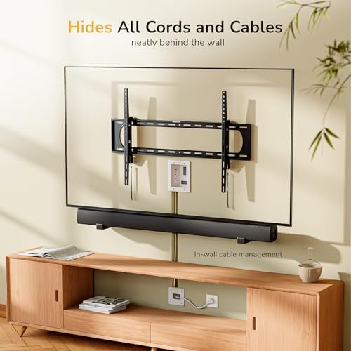 Mount-It! in-Wall TV Cable Management Kit with Recessed Power – Dual Outlet, USB-A and USB-C Ports, 9ft Cord, and Hand Saw – Easy, Safe Cable Management for Organized TV and Home Theater Setups - Image 4