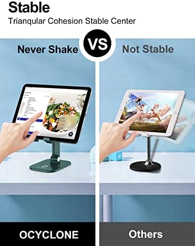 Phone Stand for Desk, Foldable Cell Phone Stand Holder, Green - Image 5