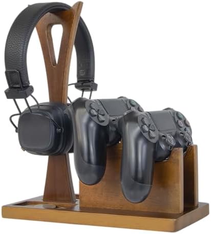 Game Controller Holder Gifts for Gamers to Organize Gaming Accessories & Headphone Holder, Unique Gamer Gifts Headset Stand Controllers Holders, Stylish Controller Stand Gaming Equipment by Kaseny