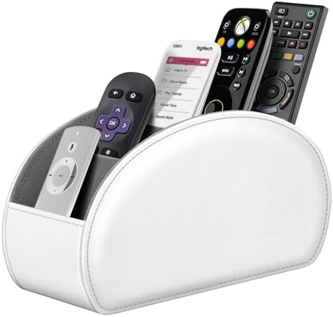 FINTIE Remote Control Holder with 9 Compartments Vegan Leather by Fintie