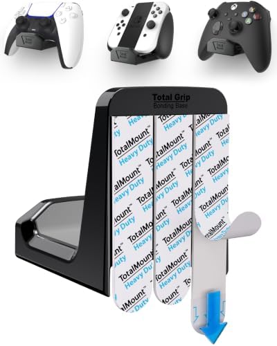 TotalMount Controller Wall Mount – Removable Adhesive – Non-Slip (1 Pack) by TotalMount
