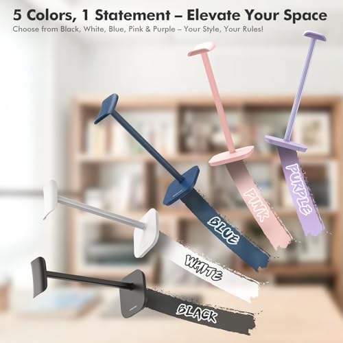 Headphone Stand, Aluminum Desk Headset Earphone Holder (Pink) - Image 3
