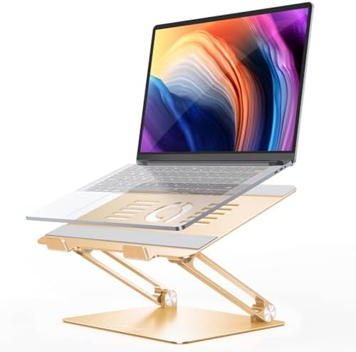 Lamicall Adjustable Laptop Stand for Desk for MacBook Air Pro HP 10-17.3'' by Lamicall