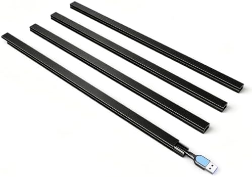 Delamu 56.7in Cord Hider, Cord Covers for Mini Wire on Wall, Paintable Cable Hider Wire Covers for Cords, Self-Adhesive Cable Cover Management, Easy Set-up Wires Hiders for TV, W0.55 H0.4in, Black by DELAMU