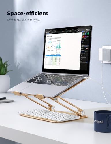 Lamicall Adjustable Laptop Stand for Desk for MacBook Air Pro HP 10-17.3'' - Image 6