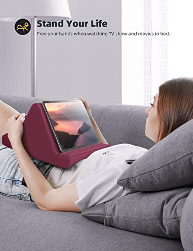 Lamicall Tablet Pillow Stand iPad Bed Soft Holder for Lap 6 Viewing Angles - Image 2