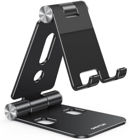 OMOTON Foldable Cell Phone Stand, C4 Portable Aluminum Phone Holder by OMOTON