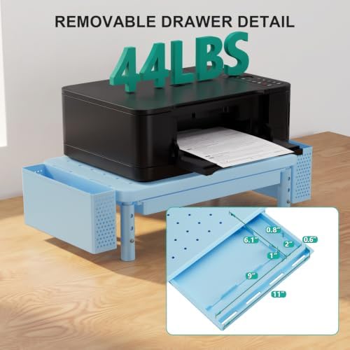 WALI Computer Monitor Stand with Storage and Pen Holder - Image 4